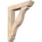 Ekena Millwork Funston Slat Smooth Bracket w/ Offset Brace, Douglas Fir, 7 1/2"W x 36"D x 44"H BKT0806X36X44FST06SDF - alternate 1
